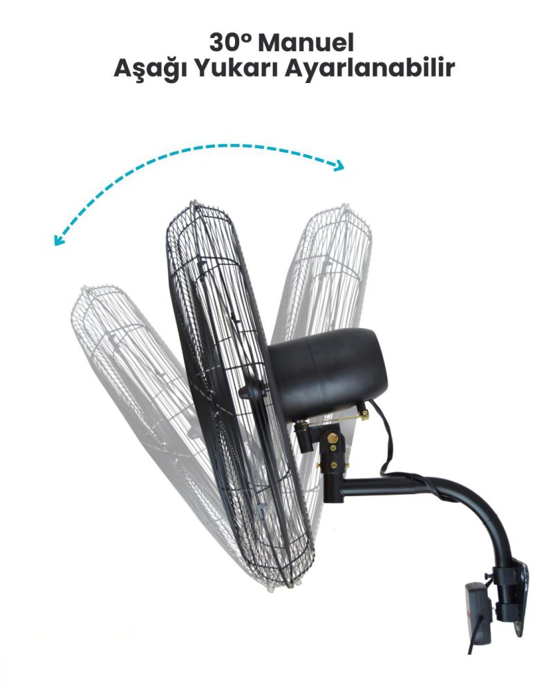 ENDÜSTRİYEL FAN 75CM KUMANDALI - Görsel 7
