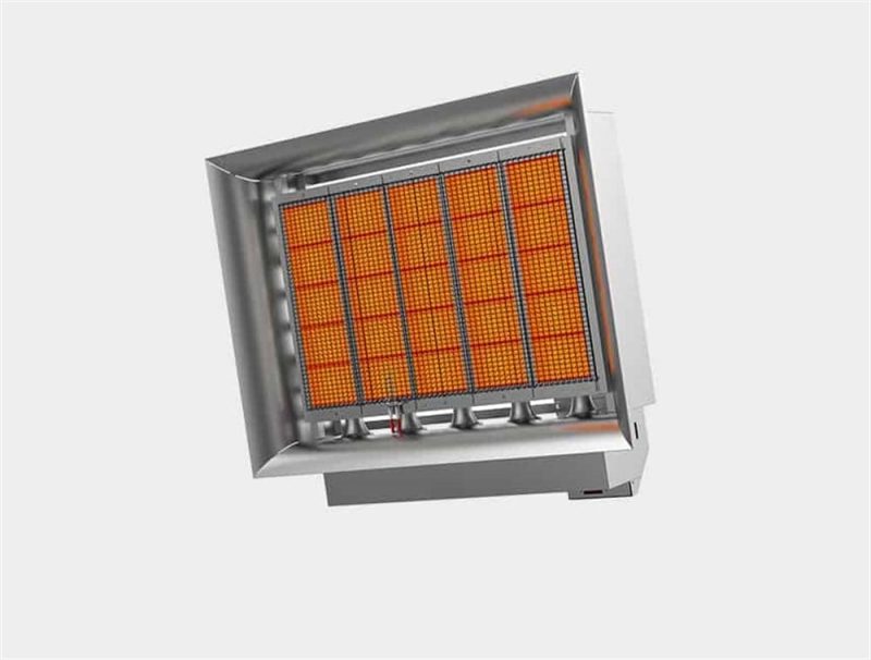 Gufo EKO D25- 48,5 kW Seramik Radyant Isıtıcı - ÇİFT KADEME+KUMANDA