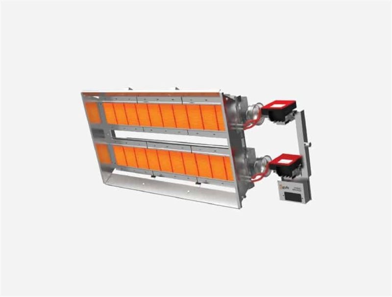 Gufo EKO LD20- 36 kW Seramik Radyant Isıtıcı - ÇİFT KADEME+KUMANDA