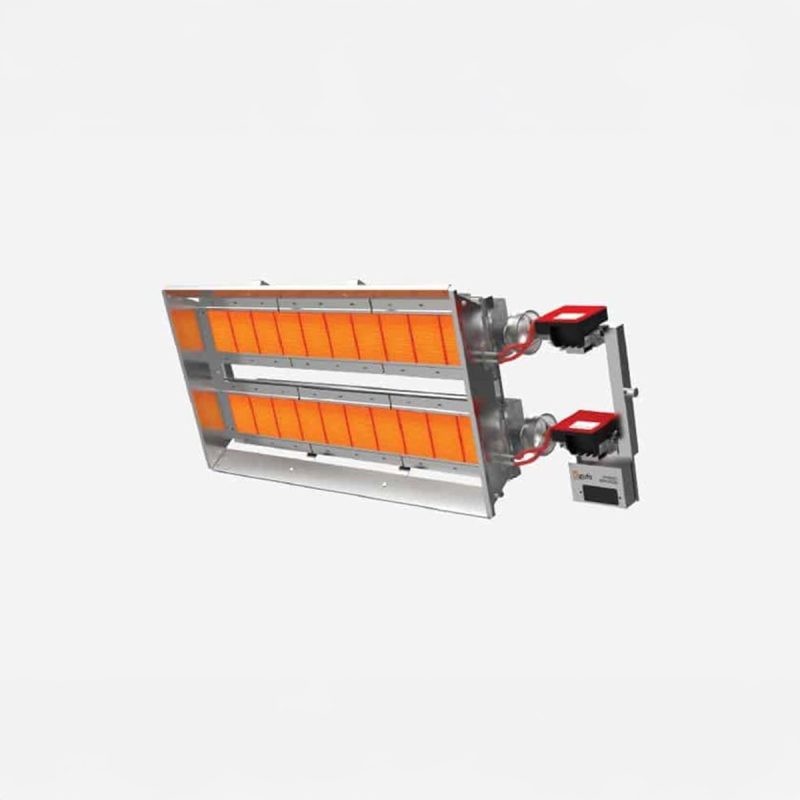 Gufo EKO LD28- 52 kW Seramik Radyant Isıtıcı - ÇİFT KADEME+KUMANDA